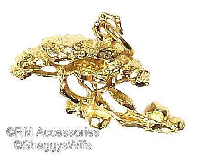 Bonsai Tree Charm Pendant EP Gold Plated Jewelry with Lifetime Guarantee!