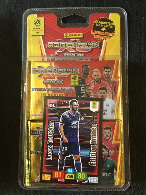 Blister 9 Pochettes Packet Adrenalyn Xl Foot 2019/20 + Edition Limitee Toussart