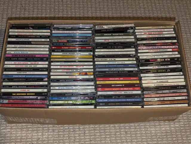 *LOT OF 100 CDS* Country Music CD Collection SOME SEALED Vince Gill/Kenny Rogers
