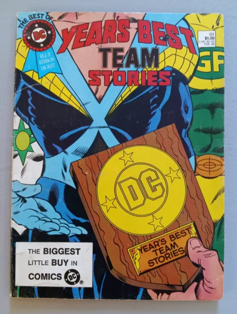 Best Of Dc Blue Ribbon Digest #69 Year's Best Team Stories, Fn, Copper Age, 1985