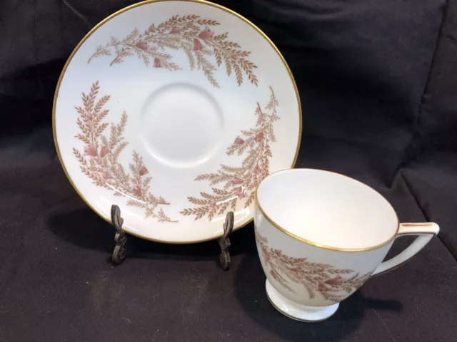 Vintage Minton's Bone China England Bedford Demitasse Cup/Saucer Set