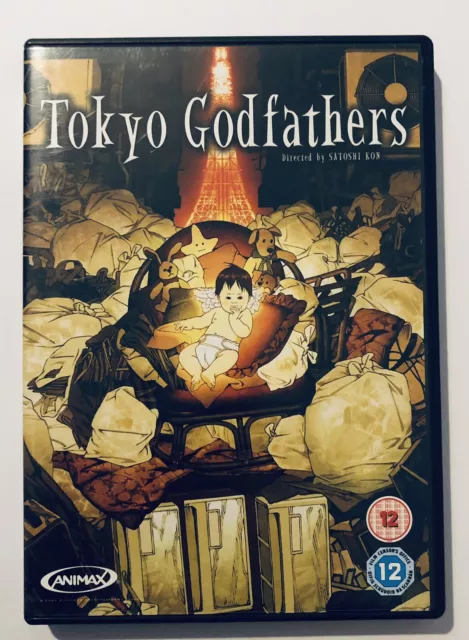 Tokyo Godfathers DVD VGC 🍿 Anime Manga UK Region 2** Rated M Drama Action Film