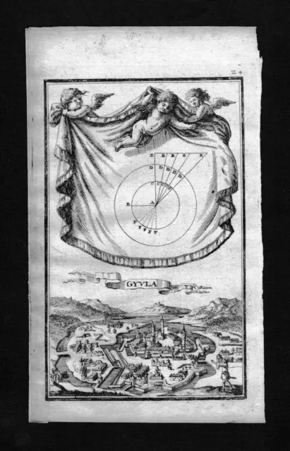 1660 - Gyvla Bekes Ungarn Hungary Kupferstich engraving Birckenstein