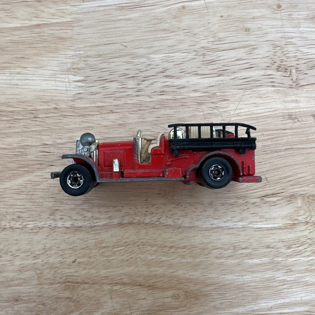 Hotwheels Old Number 5 Made In Hong Kong Fire Engine 1/64 Scale