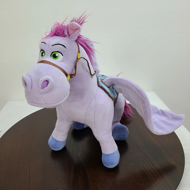 DISNEY STORE SOFIA The First Minimus Horse Pegasus Purple Plush Flying