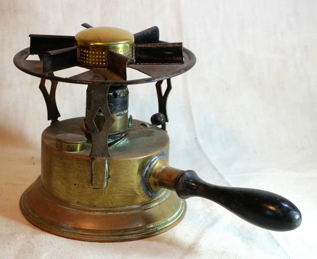 Réchaüd L'Hirondelle à Alcool - Feutre Brûlant - Outil Ancien Collection France