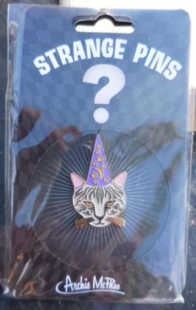 MEOWLIN Wizard Magic CAT Strange Pins by Archie McPhee Pinback Pin