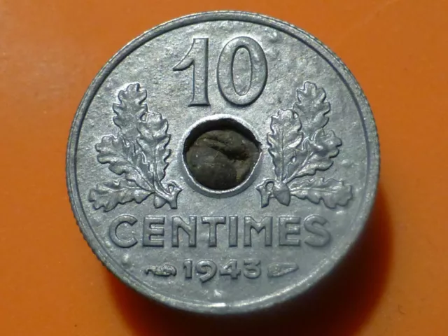 10 Centimes - Etat Francais - 1943 - Recherchee & Qualite Ttb+ !