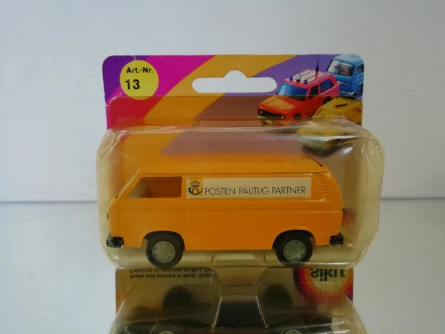 Siku 2310 VW Transporter Avec Box Chevaux - Police Néerlandaise, Occasion Boîte Usée