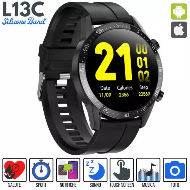 L13C Smartwatch Reloj Deporte Android Ios Pulsómetro Fitness Tracker