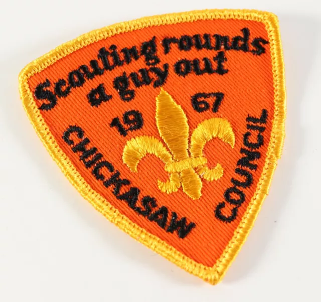 VINTAGE 1967 CHICKASAW Scouting Rounds Guy Out Boy Scouts America BSA ...