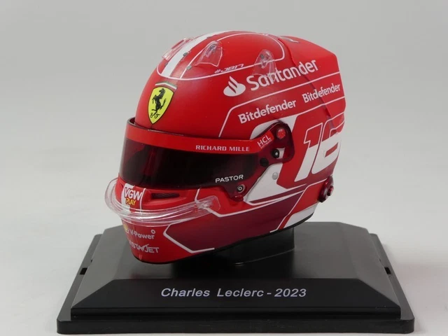 Spark 1:5 Charles Leclerc Scuderia Ferrari #16 Mônaco GP 2021 Capacete Editions Mw8ala0070