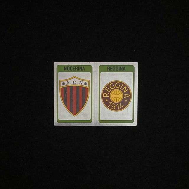 SCUDETTONOCERINAREGGINACALCIATORI PANINI 1986/1987N.547ESAURITA