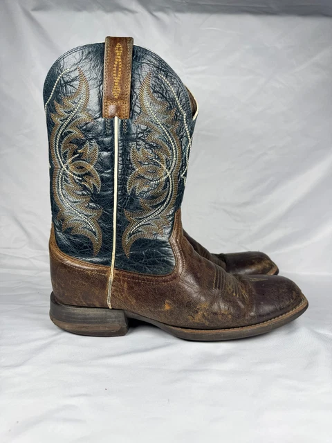 ARIAT HOLDER 10031439 Mens 10.5 D Western Boots Spruce Navy Blue ...