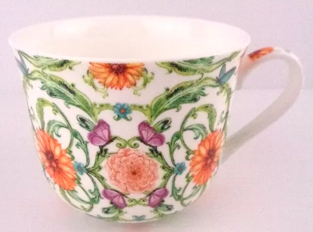 Heritage Stoke-On-Trent Large Floral Fine Bone China Cup 450ml