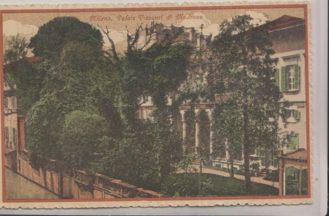 Anno 1914 Cartolina Milano Palazzo Palais Visconti Vimodrone