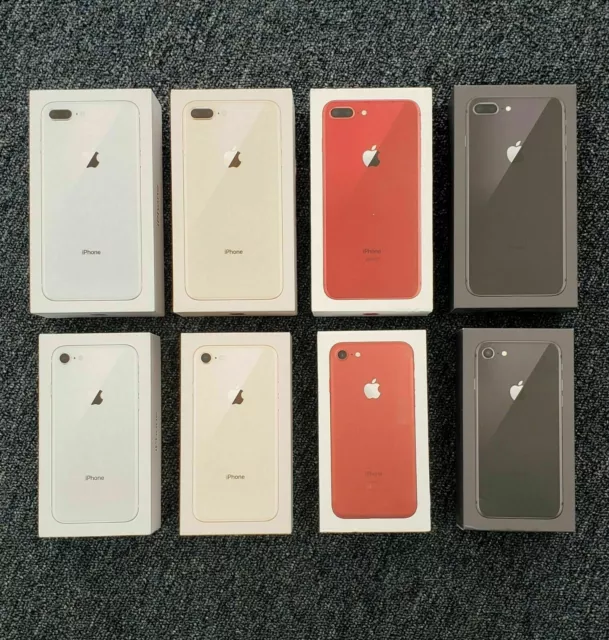 10X Job Lot Original empty box for APPLE iPhone 8 and 8 Plus Mixed Colours