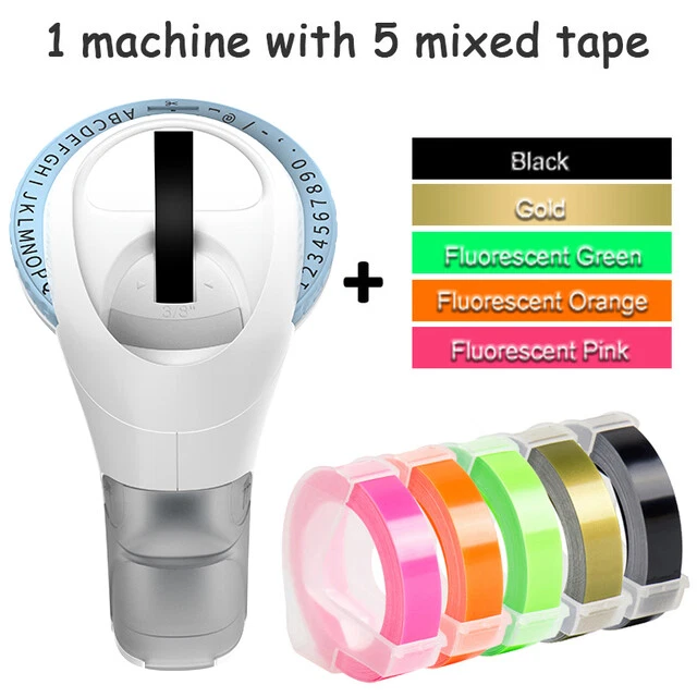 Dymo Manual 3D 9mm Embossing Label Maker Embosser for Dymo Junior Omega Embosser