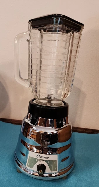 Vintage Osterizer Model 248 Chrome Beehive 425 Watt Blender & Glass Jar Tested
