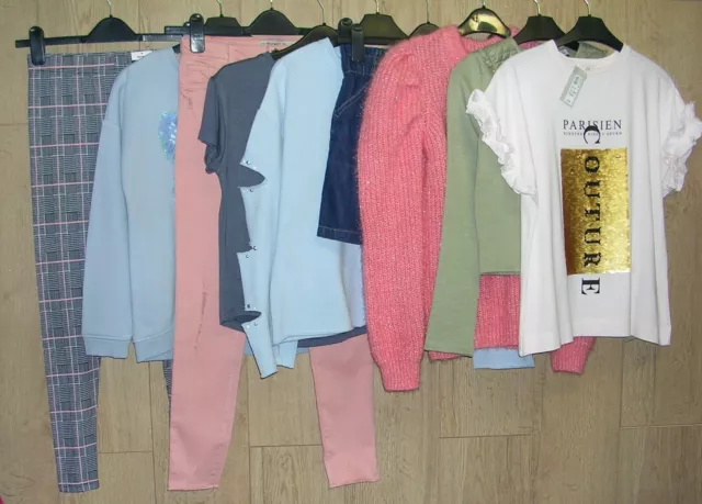 NEXT RIVER ISLAND ZARA etc Girls Bundle Jeans Tops Jumper Some NEW Age 11-12