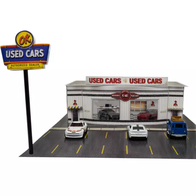 Innovative Hobby "Used Car Dealership" 1/64 HO Slot Car Photo Building Kit