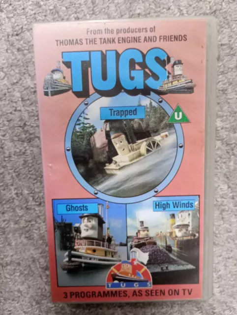 Tugs Video Trapped, Ghosts & High Winds VHS Tape Thomas the Tank Engine Tugs Video Trapped, Ghosts & High Winds VHS Tape Thomas the Tank Engine