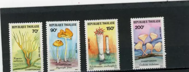 Togo 1986 Fungi Scott# 1376-8 Mint LH