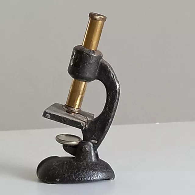 Antique miniature microscope made in Argentina 2