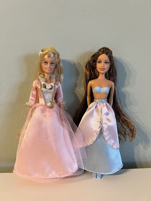 Barbie Princess And The Pauper Preminger BARBIE PRINCESS AND The Pauper  Mini Kingdom Anneliese And Erika Dolls PicClick UK