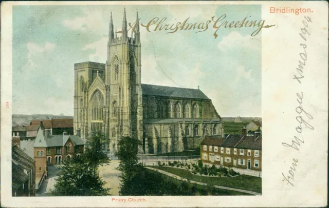 Bridlington Priory Church 437 Peacock Autochrom Pre 1918