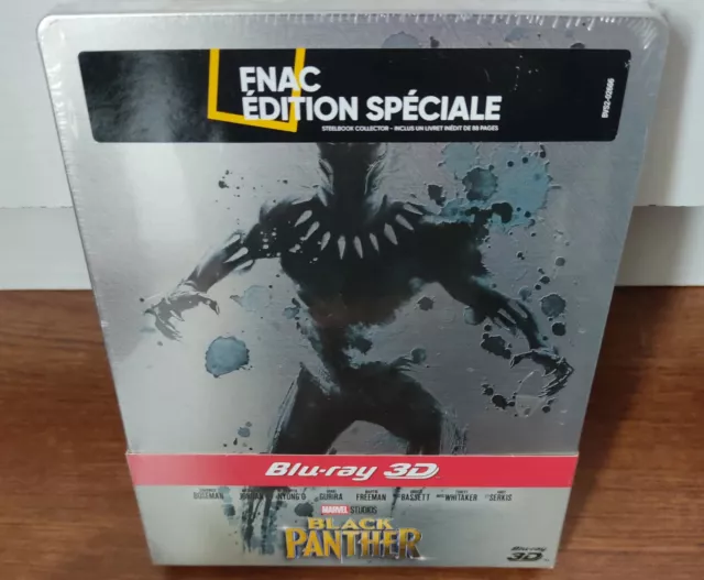 [Blu-ray] Black Panther 3D Steelbook - Inclus Livret - NEUF SOUS BLISTER