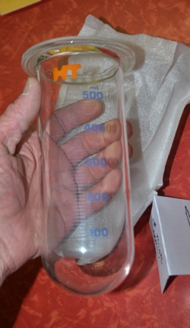 New 500ml Glass Vessel for Bioreactor Fermentation Reaction Infors HT   #biob