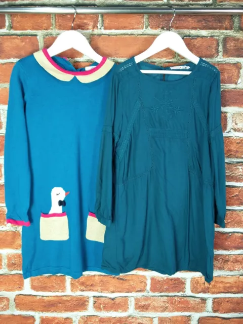 Girls Bundle Age 6-7 Years Fat Face M&S Dress Set Knitted Occasion Kids 122Cm