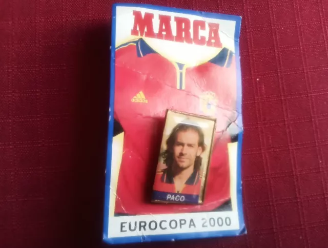 Pins Sport Football PACO Joueur de L'équipe Espagnol Euro 2000 2