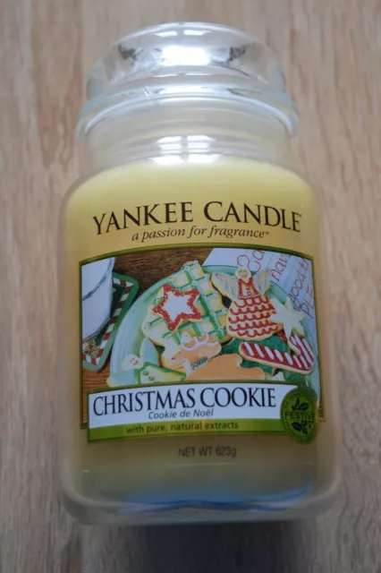 Yankee Candle  Large Jar, Großes Glas, CHRISTMAS COOKIE ,  623 g