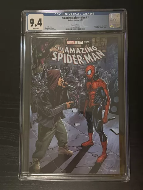 Amazing Spider-Man 1 EMINEM Marvel Comic Hustl Edition Variant LE 1000 ✅CGC 9.4✅