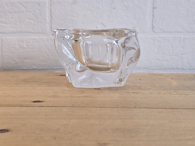 Cendrier Argos 1970 France Sculpture en cristal du milieu du siècle