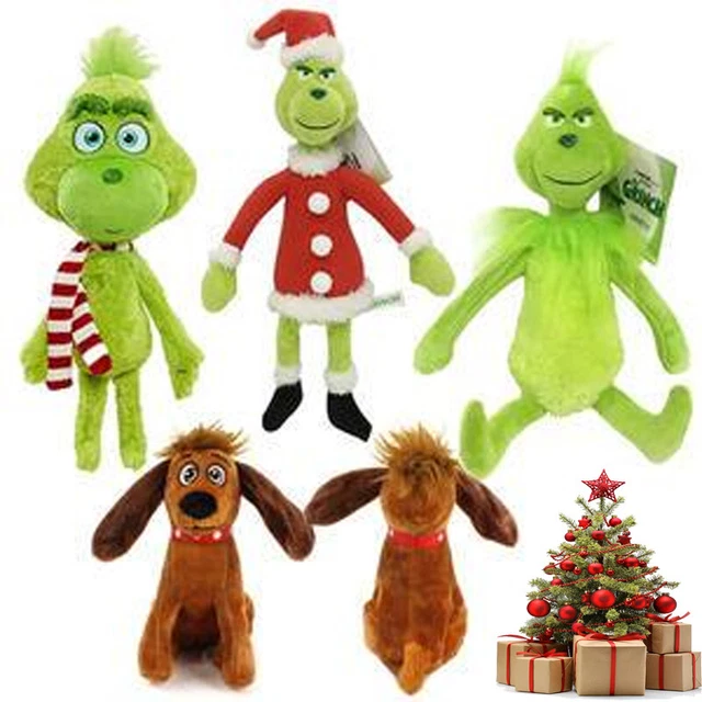 HOW THE GRINCH Stole Christmas Max Dog Plush Toy Stuffed Doll Kids XMAS