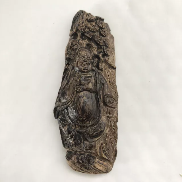 Chinese Antique Hainan Qinan Agarwood Chen Xiang Buddha Pendant 海南奇南沉水沉香观音吊坠