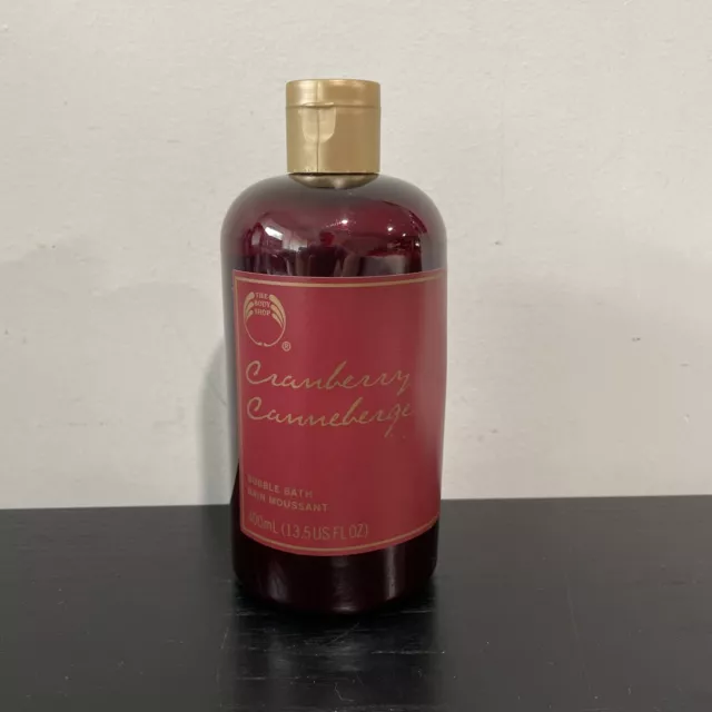 [ 1 Bottle ] The Body Shop Cranberry Bubble Bath 13.5 Fl Oz