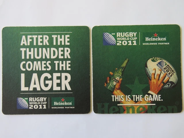 Verre à bière Heineken collector RUGBY WORLD CUP 2015 0,25l ARC Bistro