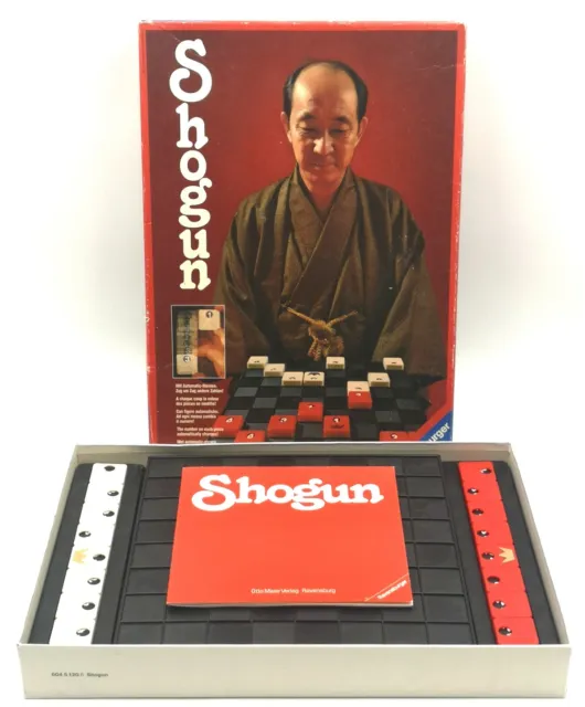 Shogun Spiel Vintage Große Ausgabe Ravensburger 1979 Brettspiel groß 70er