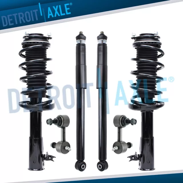 Front Struts Rear Shock Absorbers Sway Bars for 2006-2011 Honda Civic Acura CSX