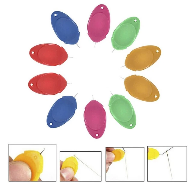 20 Pièces Filetage à Aiguille Avec Clear Box, Couleurs Assorties