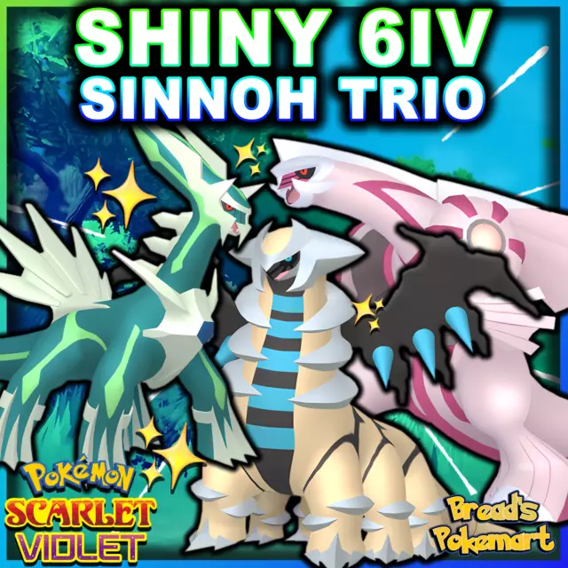 ✨ SHINY DIALGA PALKIA GIRATINA ✨ EVENT EXCLUSIVES for Pokemon Scarlet &  Violet!! $7.99 - PicClick