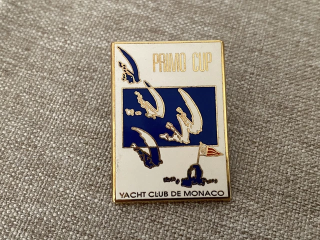 Épingle De Cravate / De Revers Yacht Club De Monaco - Membre - Rare Avec Sa Pochette D'origine
