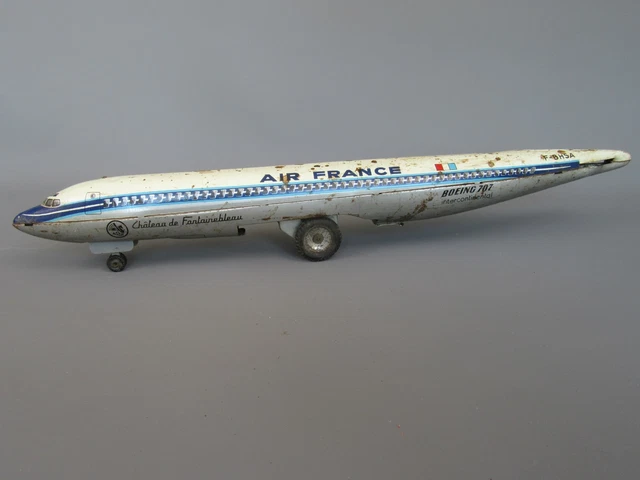 859Z Vintage Jouets Mont Blanc France Avion Aile de Caravelle F-BHRA