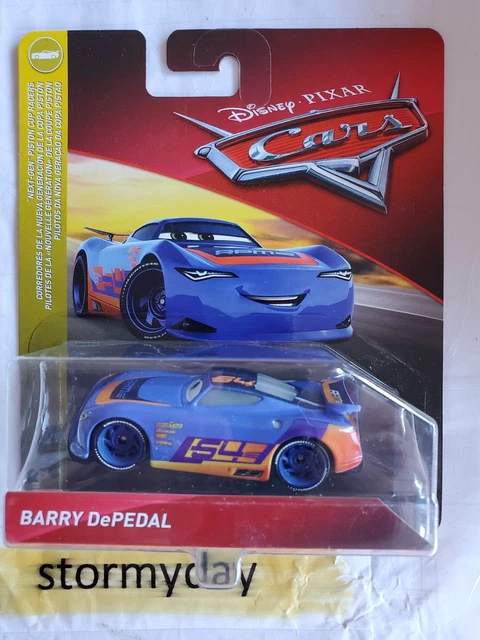 DISNEY PIXAR CARS BARRY DePEDAL RPM race car New Gen