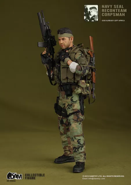 1/6 Dam Toys #93008 Tears of the Sun Navy Seal Recon Team Corpsman Action Figure