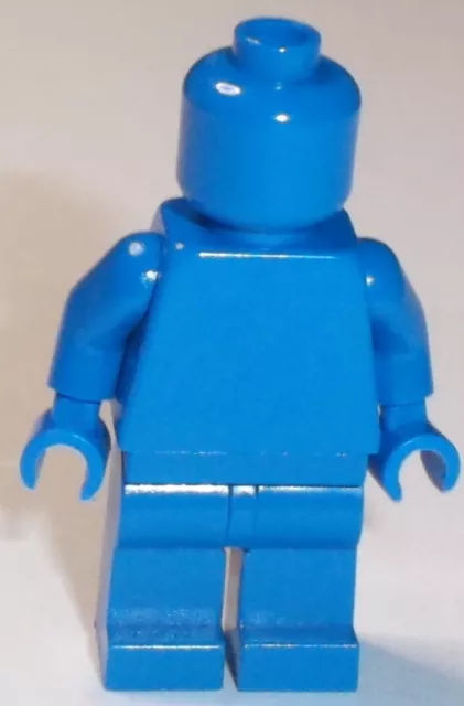 LEGO Plain Blue Monochrome Minifigure